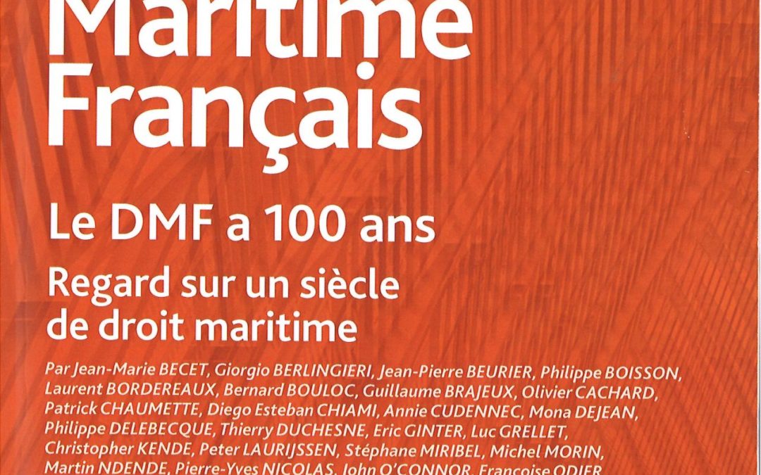 DMF n°863 – La faute nautique à l&rsquo;épreuve par Marie-Noëlle Raynaud