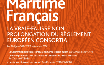 “La vrai-fausse non prolongation du règlement européen Consortia” by Philippe Corruble – DMF